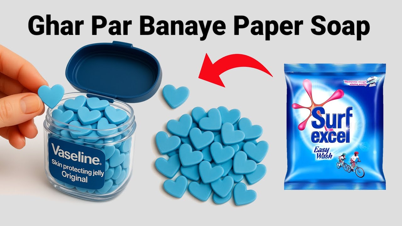 Homemade paper soap making kit/homemade paper soap/How to make paper soap/paper soap making/