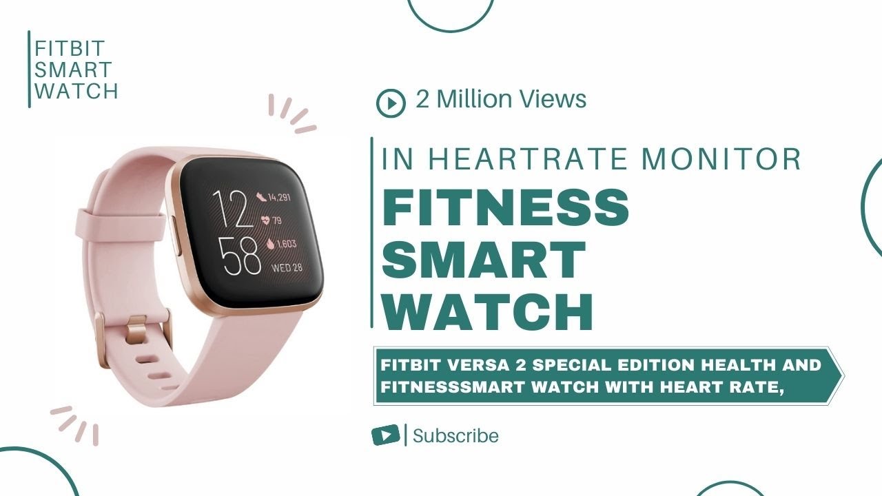 Fitbit Versa 2 Health and Fitness Smartwatch /Best seller