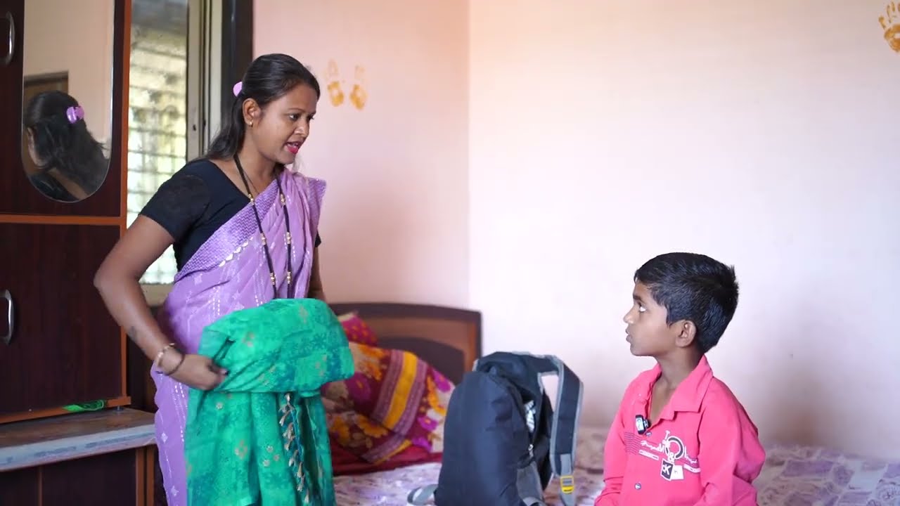 नवरा व मुलगा सोडून बायको गेली पळून..! #viralvideo #emostional #couple #trending#by sanjay kute