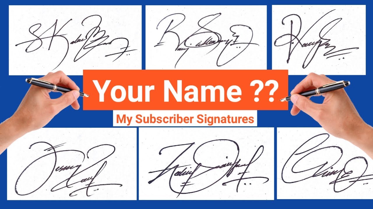 ✔️ Best Signature For My Name || || Signature Creator YouTube