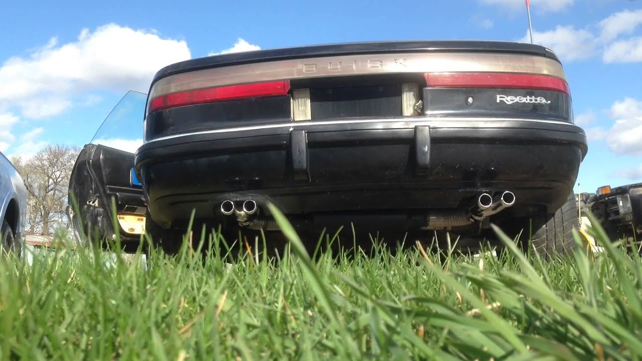 Buick reatta dual exhaust YouTube