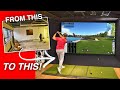 Fully Custom Golf Simulator Build [OptiShot Vision System]
