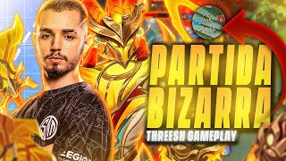 A PARTIDA MAIS BIZARRA QUE JÁ JOGUEI! | Thresh Gameplay