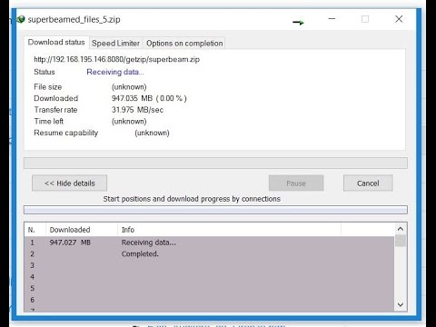 how to transfer files via lan