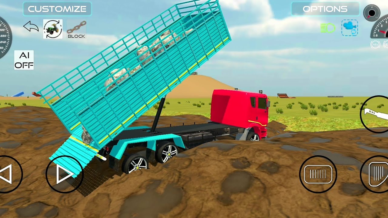 truck driver Indian farming simulator 3dvideobest games echra tractor pb25 wale Punjabi driver