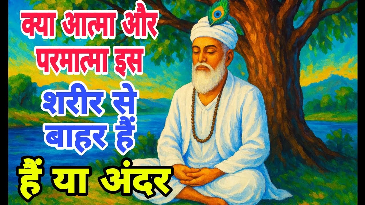 आत्मा कहां रहती है  ।।  आत्मा और परमात्मा की स्थिति