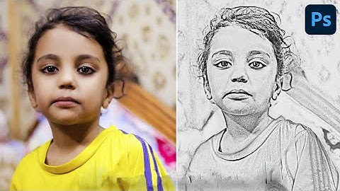 How to convert your Image into A Pencil Sketch in Photoshop 2019 in Hindi I Sketch Effect Photoshop