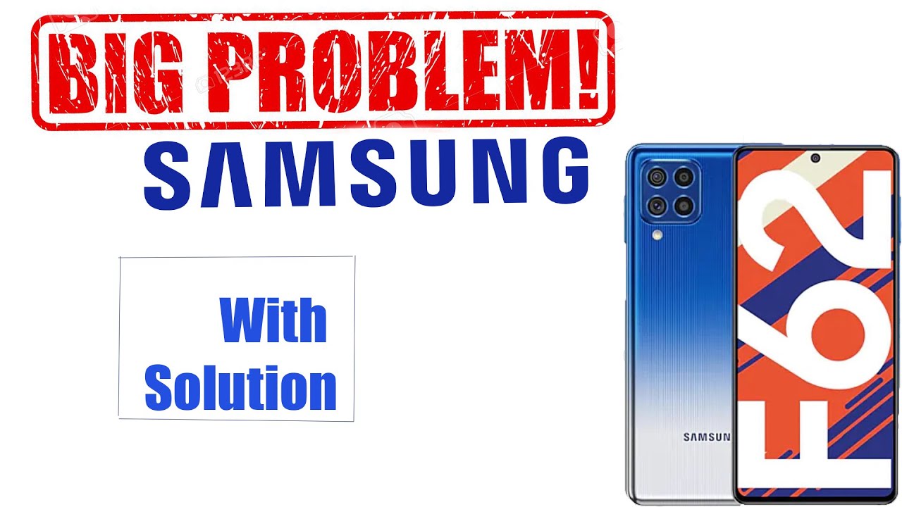 Samsung Galaxy F62 Touch Issues and Display Issues