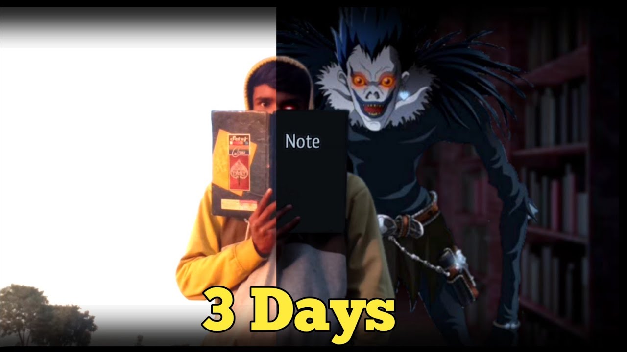 Dead Note Transform I Transform My Self In Death Note Using vfx | Light - YouTube