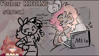 Rigging Vtuber Comm!! +playin games || MIC ON ft. me myself and I