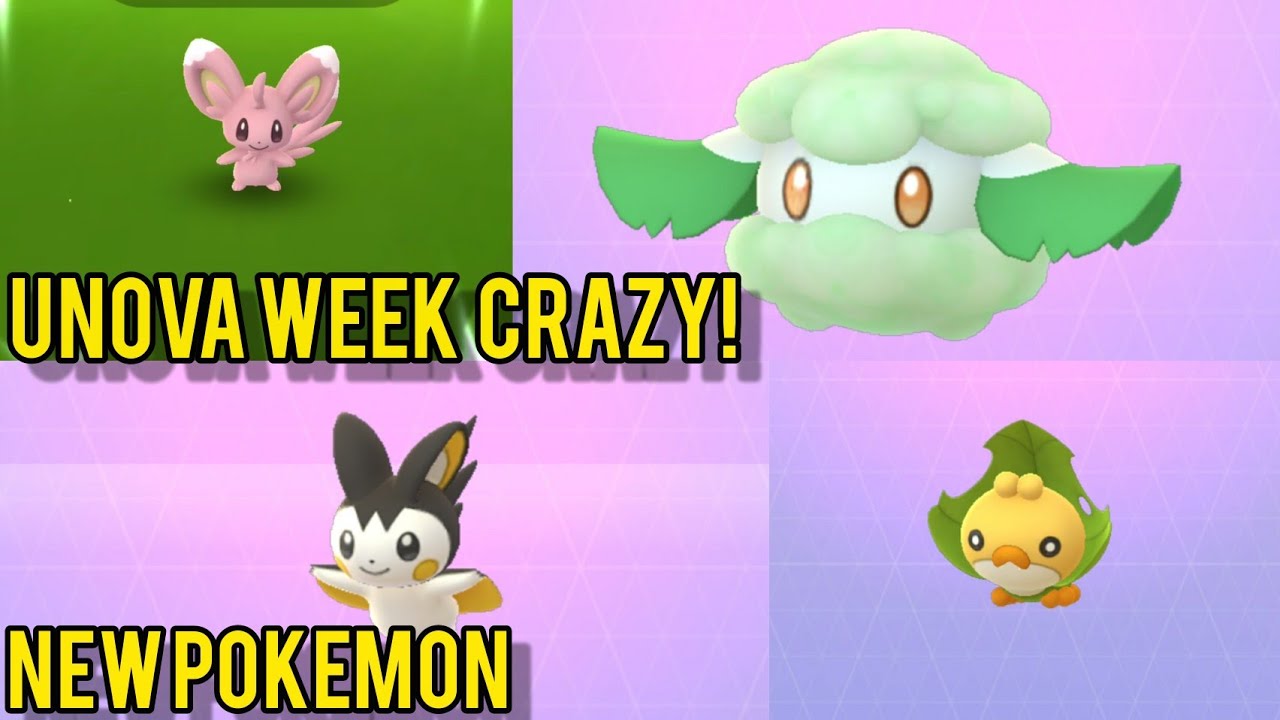 Unova Week is awesome! New Pokemon including Emolga, Sewaddle and Cottonee
