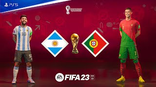 FIFA 23 - Argentina vs Portugal - Messi vs Ronaldo - World Cup Semi Final - PS5™ [4K60fps] screenshot 5