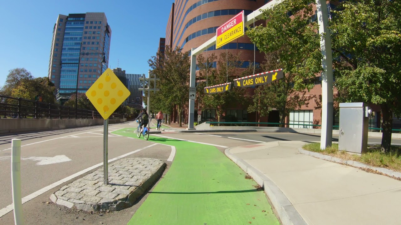 [4K] Cambridge St Boston MA to Longfellow bridge to Kendall Square Cambridge MA to Charles River