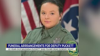 Funeral arrangements for Deputy Savanna Puckett