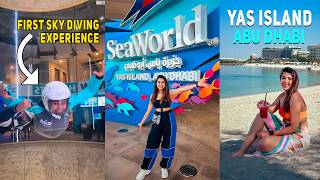 A Day In Yas Island  World's Most Unique Theme Park | Sea World, Sky Diving & More | Abu Dhabi