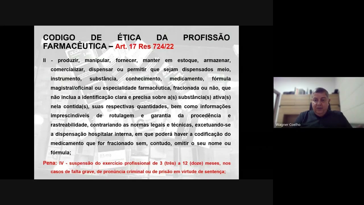 Live Medicamentos Controlados – Atualizações Pós Pandemia Portaria SVS nº 344 98 e RDC nº 471 21