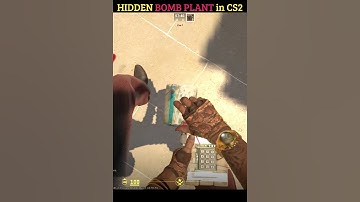 HIDDEN BOMB PLANT on CS2 Mirage #shorts #csgo
