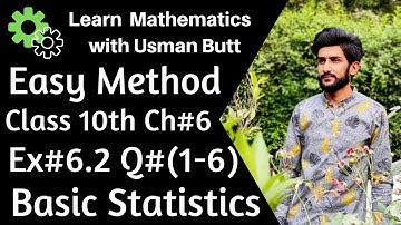 Class 10th Mathematics Chapter 6 Exercise 6.2 | Q# (1-6) | Learn Mathematics with Usman Butt
