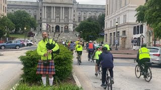 Cyclists honor riders killed in Pa. last year with Ride of Silence in Harrisburg