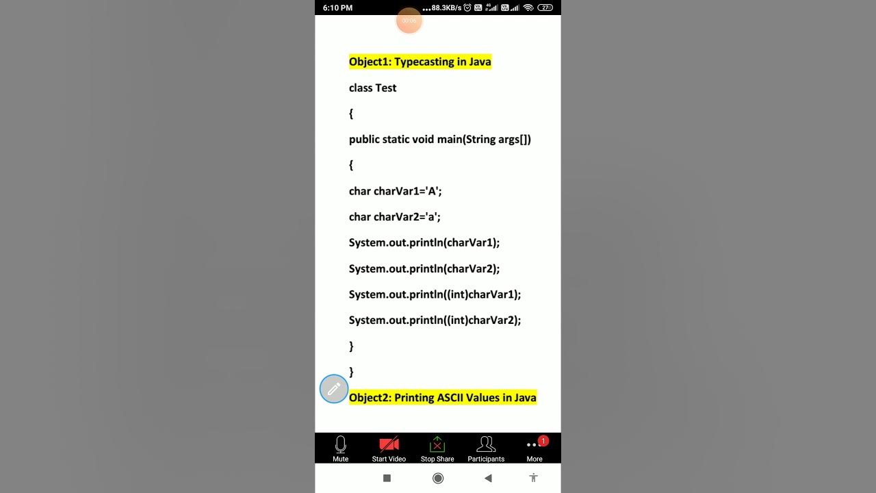 Typecasting in Java - YouTube