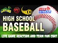 Intense high school baseball showdown catch the catonsville comets vs perry hall gators live 