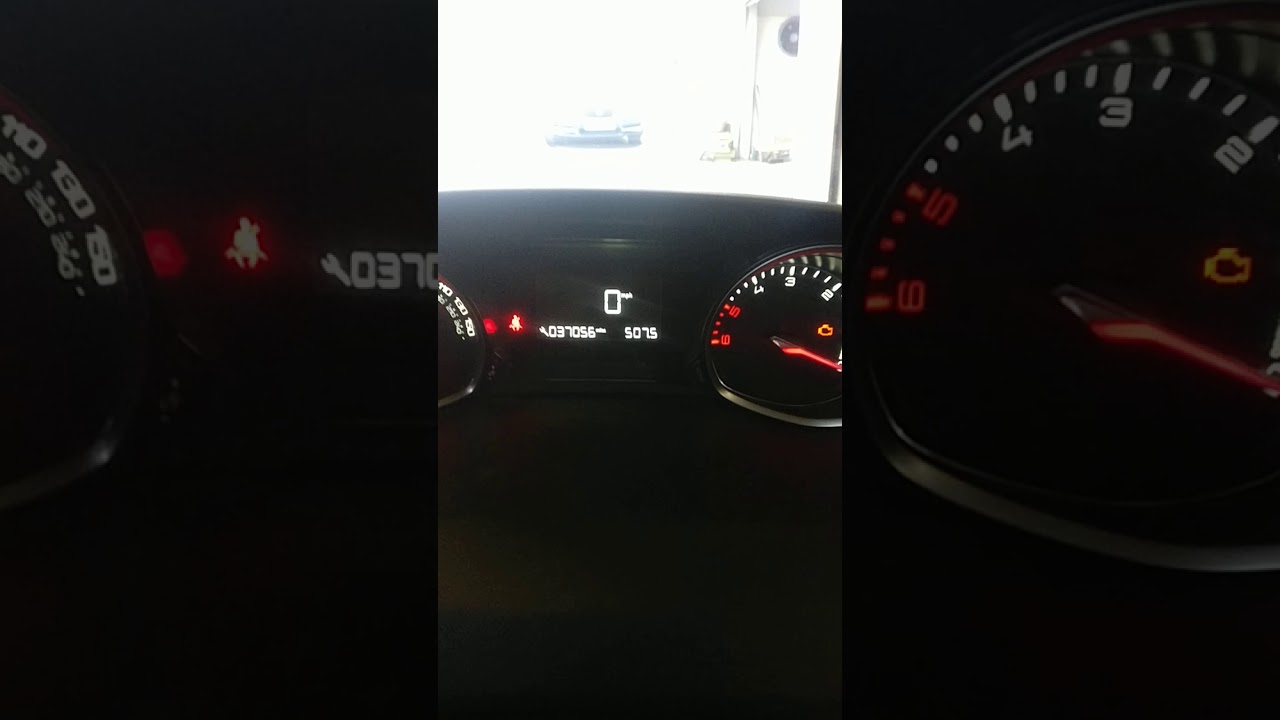 Peugeot 308 Service Spanner Light Reset YouTube