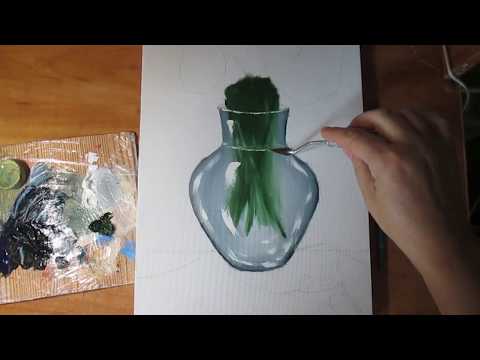 Видео: Как да направите боядисана ваза с помощта на акрил