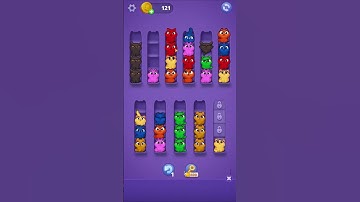 Kitty Sort: Twisted Tails Level 14 | Funny Games