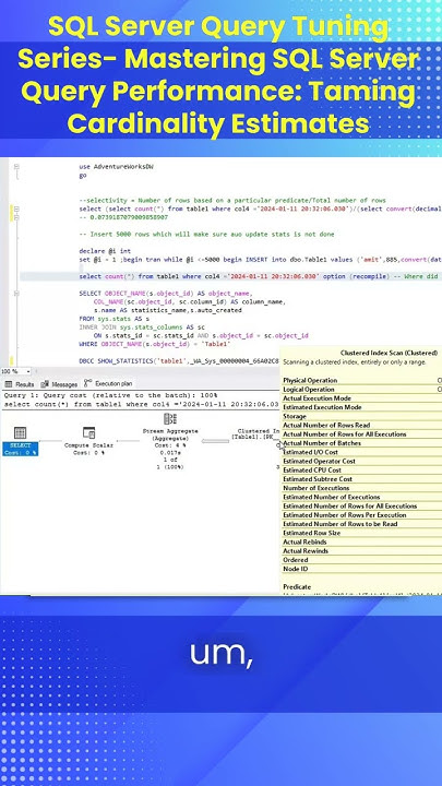 SQL Server Query Tuning Series- Mastering SQL Server Query Performance ...