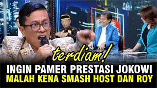 SHOWING OFF JOKOWI'S ACHIEVEMENTS, ANDI DISAMSH ROY AND THE HOST
