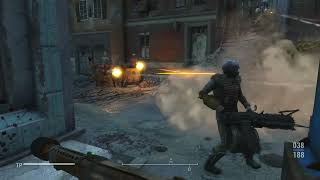 Gunner in heavy cross fire no problem / Fallout 4 screenshot 3