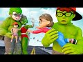 Hulk Pregnant Brewing Baby Zombie - Scary Teacher 3D Brother-Sister Zombie Nick and Tani