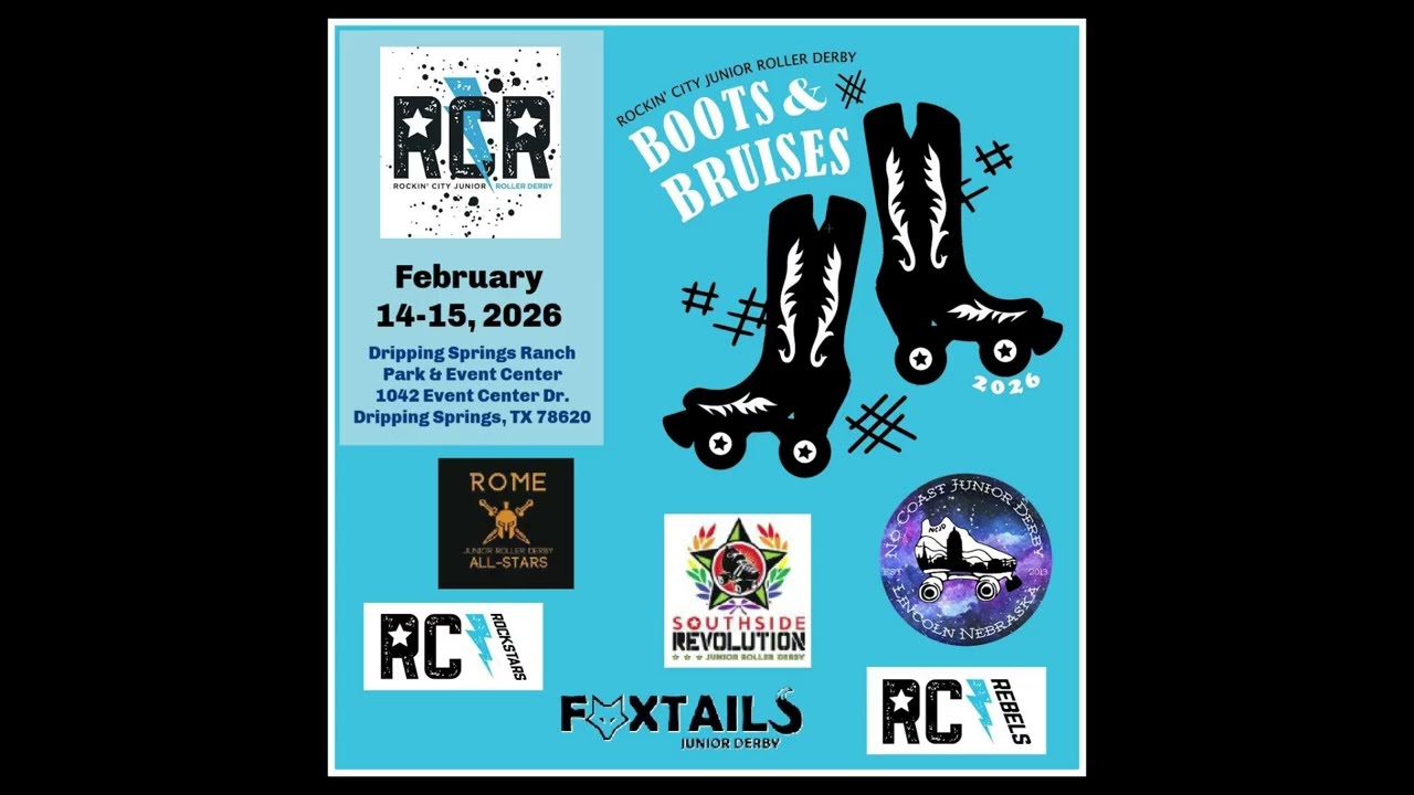 Boot & Bruises Junior Roller Derby Tournament 2026