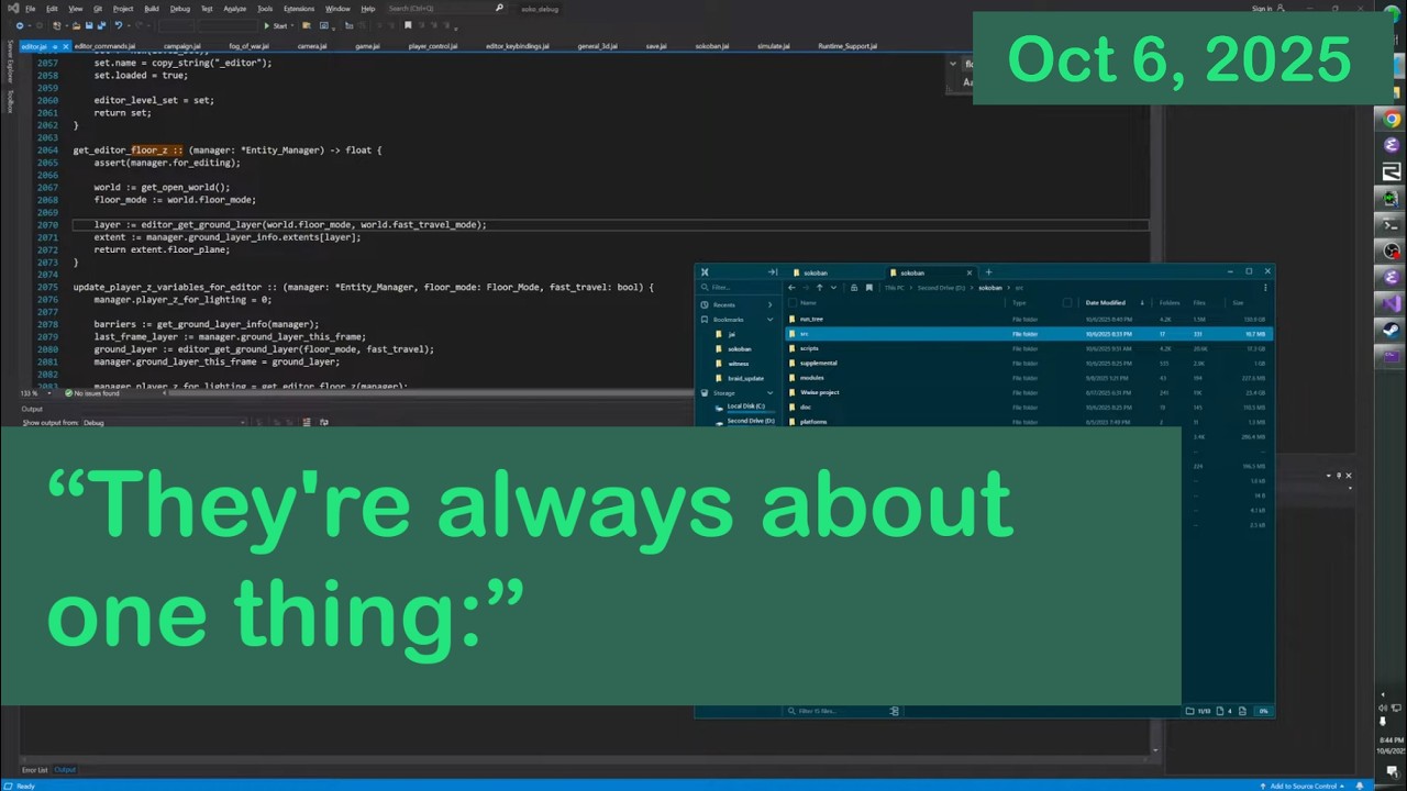 Jonathan Blow on how big companies work