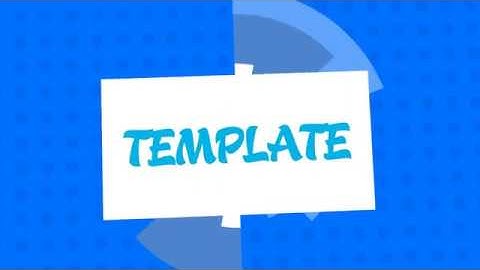 Free 2D BLENDER INTRO TEMPLATE