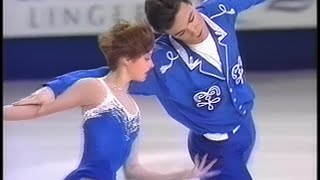 : Elena Berezhnaya and Anton Sikharulidze 1997 Troph'ee Lalique Free Skating "Dark Eyes"