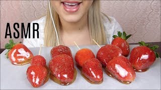 ASMR Candied Strawberries *EXTREME CRUNCH (Whispering) | EatWithJas91 ASMR Candied Strawberries *EXTREME CRUNCH (Whispering) | EatWithJas91