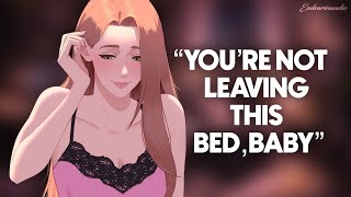 Waking Up To Your Girlfriend On Top Of You (morning Cuddling) (forcing You To Stay In Bed) (clingy)