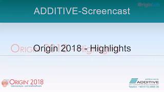OriginLab Origin® 2018: Highlights