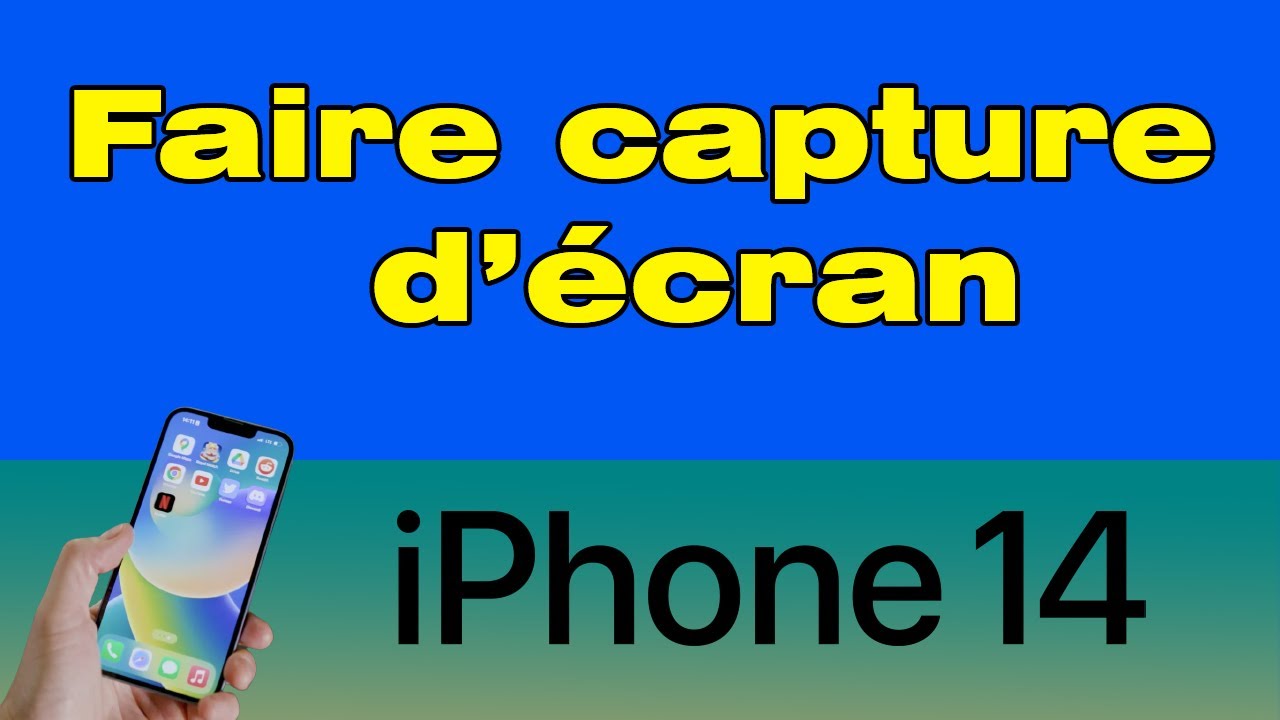 Comment faire une capture d'écran sur iPhone 14 - YouTube