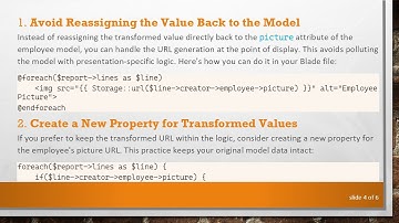 Resolving the "/storage/" Path Issue in Laravel: A Guide to Handling Foreach Loops