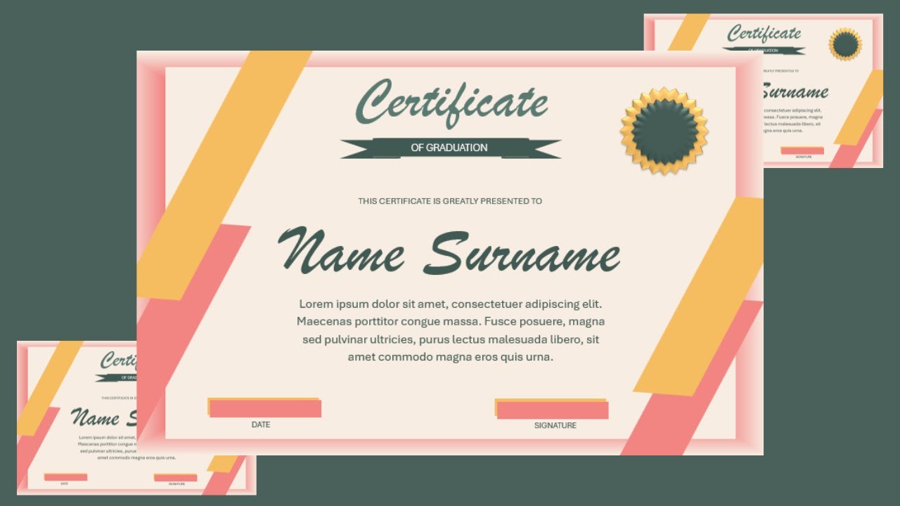 Become A Certificate Making Pro With Microsoft Word Youtube 