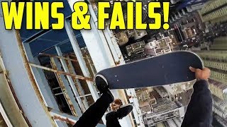 JUST SEND IT  Skateboarding Wins and Fails 2018!