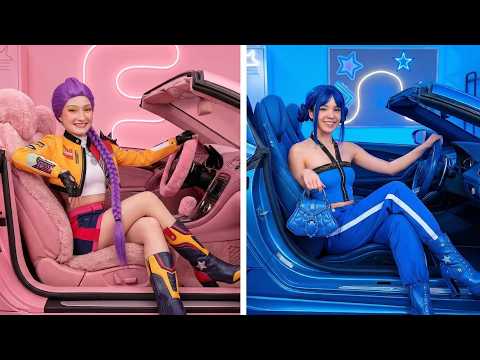 K-pop Demon Hunters in Real Life 😍 ZOEY and RUMI Beauty Makeover