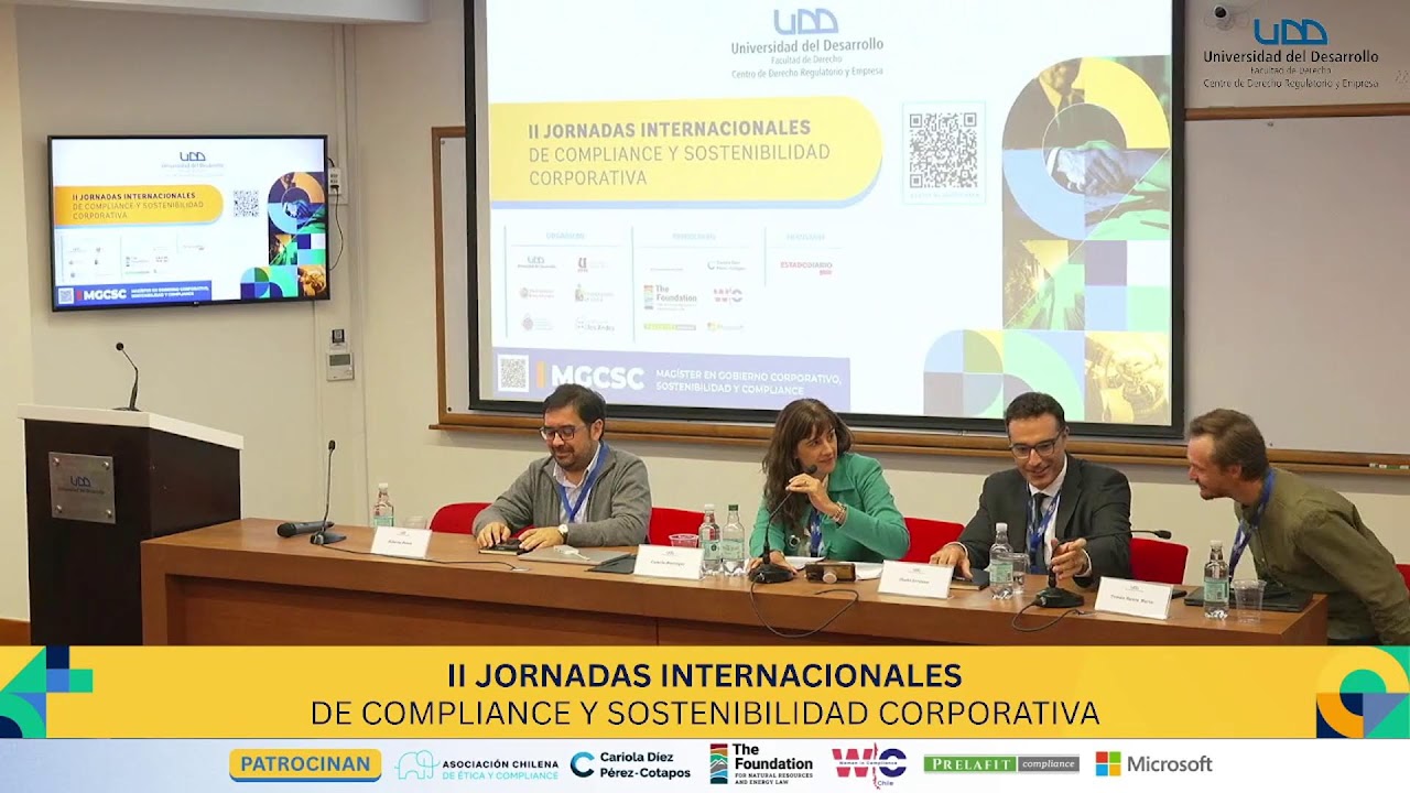 II Jornadas Internacionales de Compliance y Sostenibilidad Corporativa UDD Mesa 2