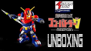 Chodenji Robo Combattler V - Mini Deformed Series - UNBOXING