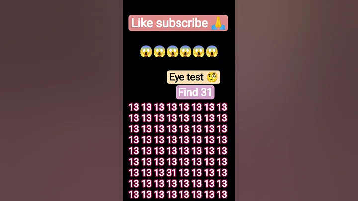 find the number 31 #shorts #shortsfeed #gkquiz #generalknowledge #ढूंढो