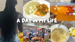 A Day In My Life| Life of an Introvert in Ghana| Living alone| new fridge, cooking ‍