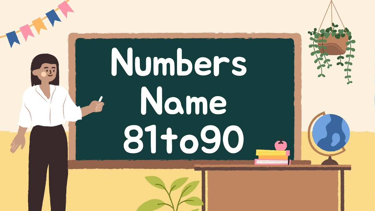 Numbers Name 81to90/Numbers Name Eighty one to Ninety