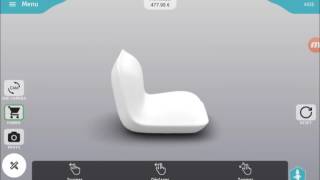 Mobilier Pillow 3D Application mobile screenshot 2